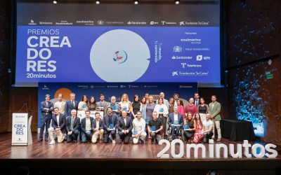 20minutos consolida los Premios Creadores como referentes en el reconocimiento al talento digital